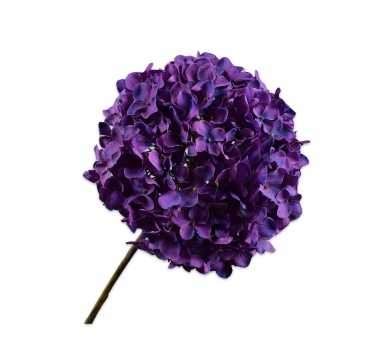 HYDRANGEA STEM PURPLE, L:70 CM