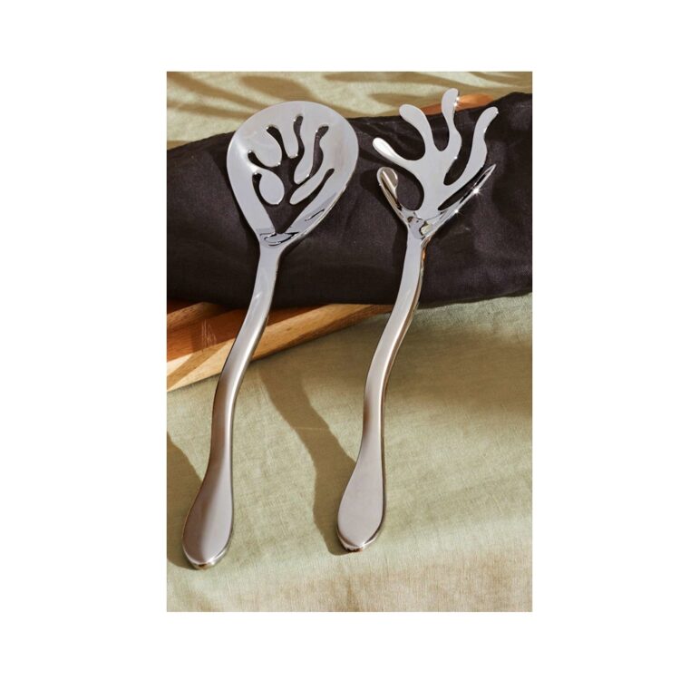 "MEDITERRANEO" SALAD SET,  18/10 S/S MIRROR-POLISHED, L:27.5 CM