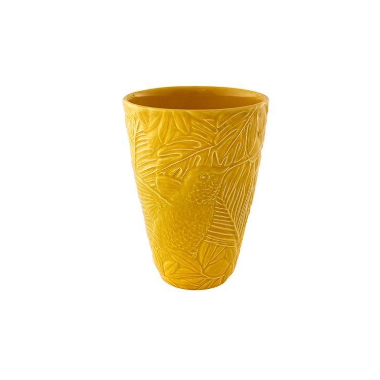 EQUATORIAL, SMALL VASE YELLOW