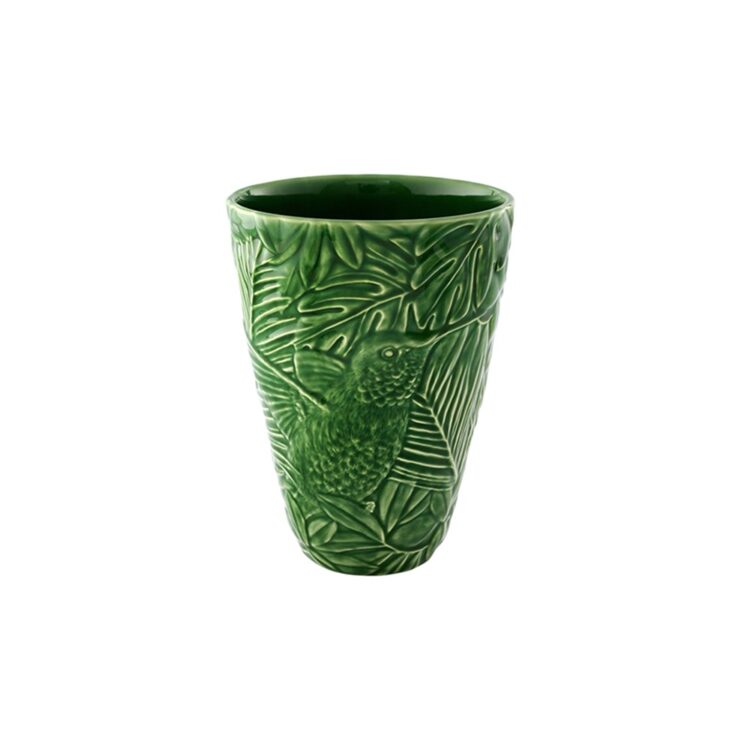 EQUATORIAL, SMALL VASE PALM GREEN