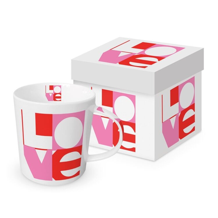 TREND MUG - GIFT BOXED "LOVE GRAPHIC"