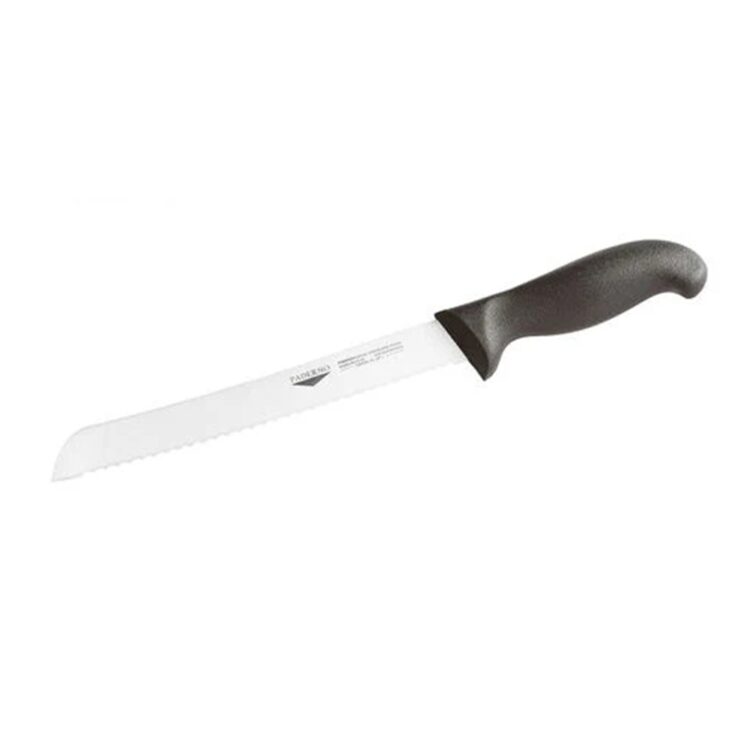 BREAD KNIFE, L:21 CM, SERIES 18000 W. BLACK HANDLE