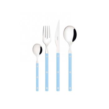 ALLEGRA,  LIGHT BLUE CUTLERY SET OF 24 PCS