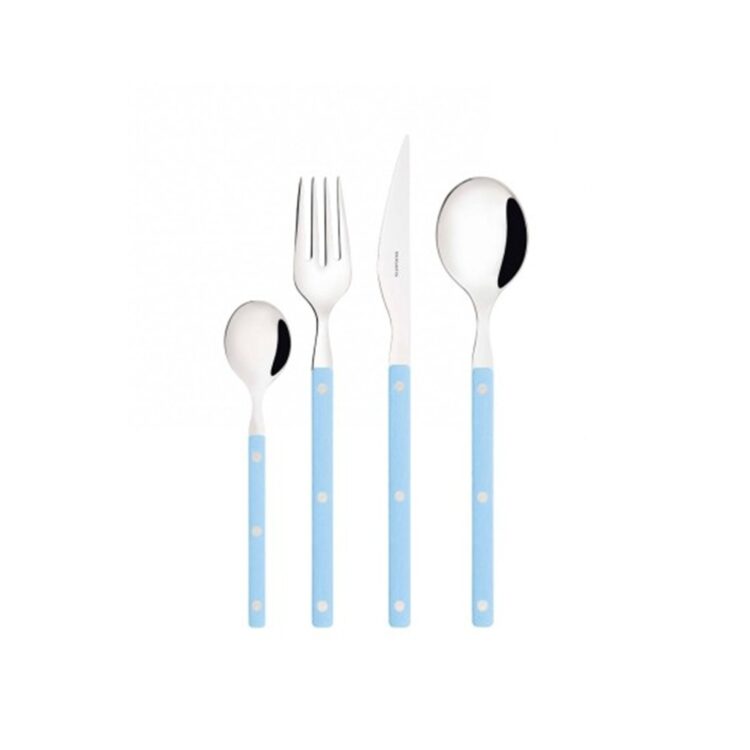 ALLEGRA,  LIGHT BLUE CUTLERY SET OF 24 PCS