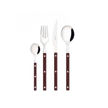ALLEGRA,  BROWN  CUTLERY SET OF 24 PCS