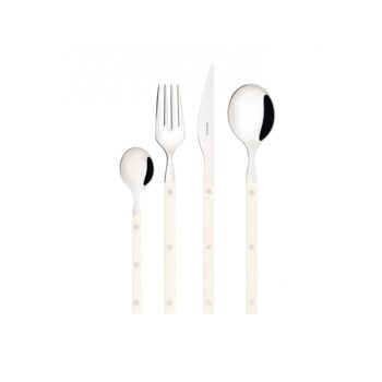 ALLEGRA,  IVORY CUTLERY SET OF 24 PCS