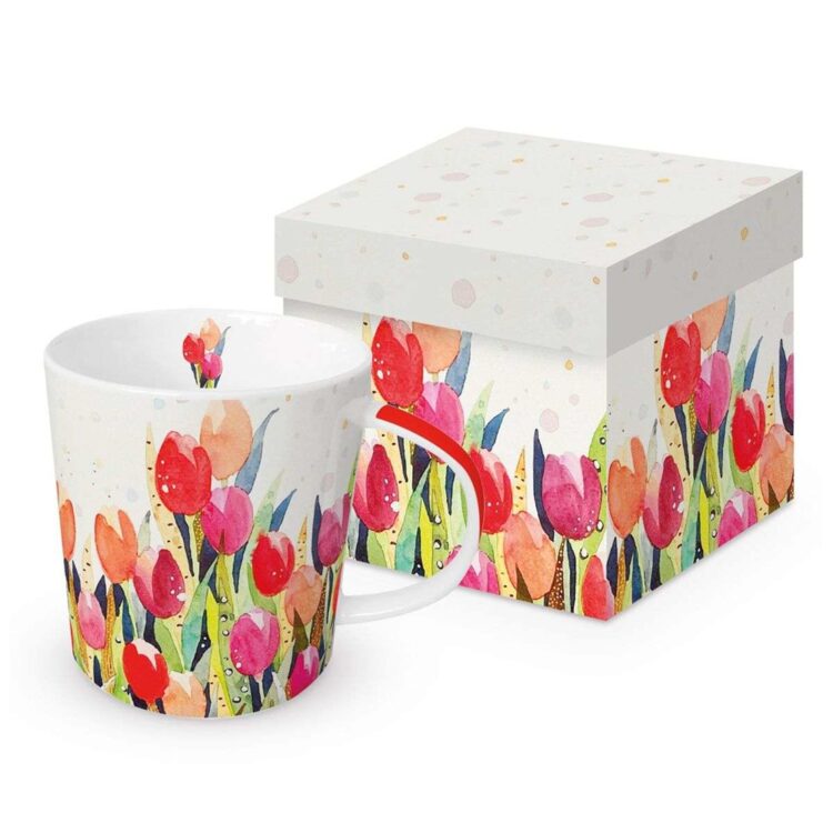 TREND MUG - GIFT BOXED "TULIP SPLASH"