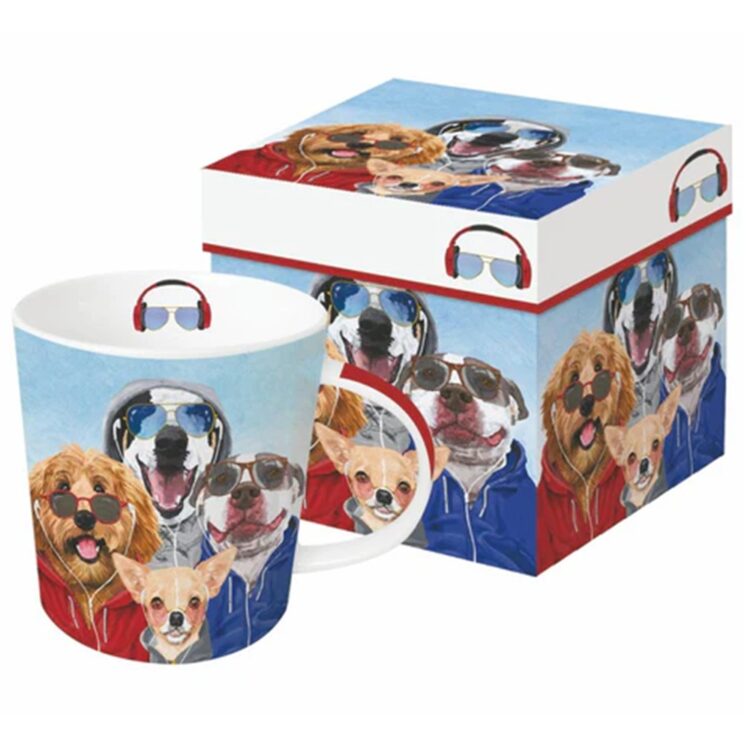 TREND MUG - GIFT BOXED "CHILLIN' DOGS"