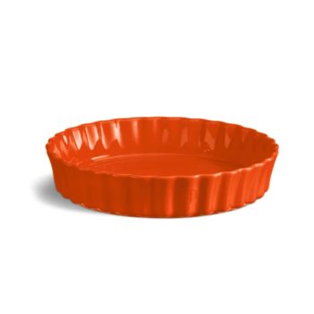 TART DISH, TOSCANE ORANGE