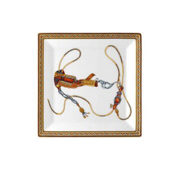 CHEVAL D'ORIENT SQUARE PLATE NO.3
