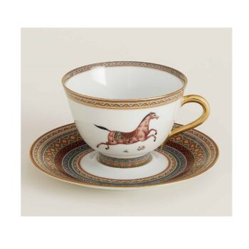 CHEVAL D'ORIENT TEA CUP & SAUCER NO.3