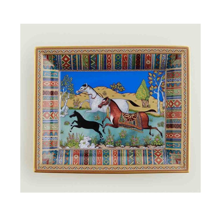 CHEVAL D'ORIENT RECTANG. ASHTRAY 21.2X17.2CM