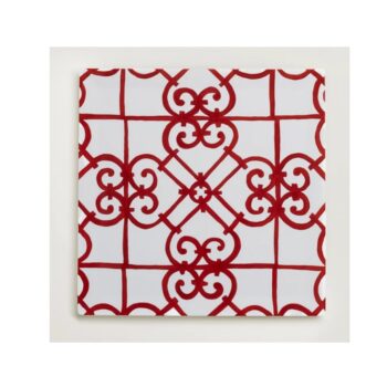 BALCONS DU GUADALQ. SQUARE PLATE 27 X 27 CM