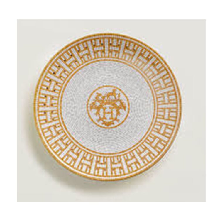 MOSAIQUE GOLD DESSERT PLATE 21 CM