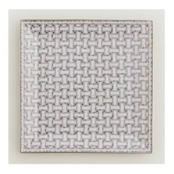 MOSAIQUE AU 24 PLATINE SQUARE PLATE NO.4 19X19 CM
