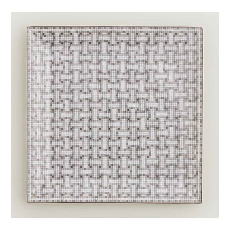 MOSAIQUE AU 24 PLATINE SQUARE PLATE NO.4 19X19 CM