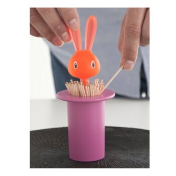 TOOTHPICK HOLDER "MAGIC BUNNY" PINK