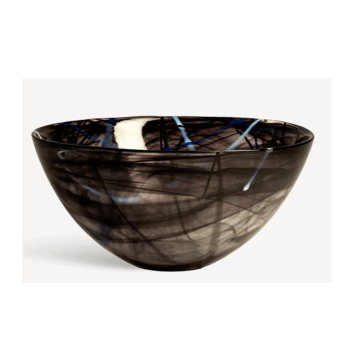 CONTRAST MEDIUM BOWL BLACK D:23 CM