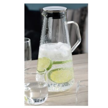 FONTANA, JUICE JUG/PITCHER, BOROSILICATE GLASS, HEAT RESISTANT, 1.5 LT, H:25.5 CM