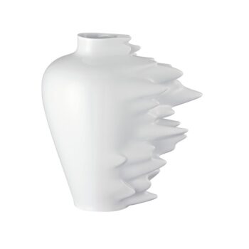 VASE "FAST" WHITE H:30 CM