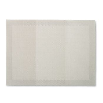 PLACEMAT NICA, SILVER GREY, SET OF 12 PIECES