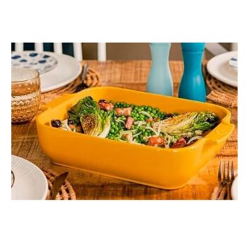 APPOLIA, RECTANGULAR BAKER, SAFFRON YELLOW 36 CM