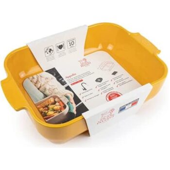 APPOLIA, RECTANGULAR BAKER, SAFFRON YELLOW 39 CM