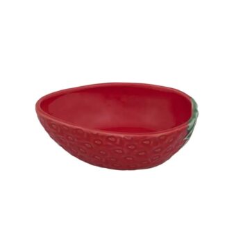 STRAWBERRIES, SMALL OVAL BOWL 13.5 CM