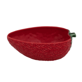 STRAWBERRIES, LARGE OVAL BOWL 24 CM
