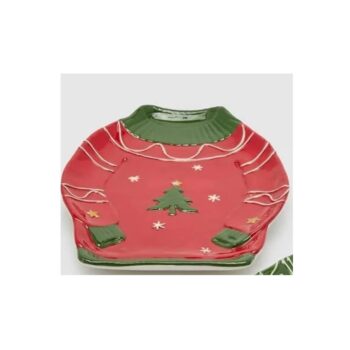 XMAS TRAY, H:3 CM, L:29 CM