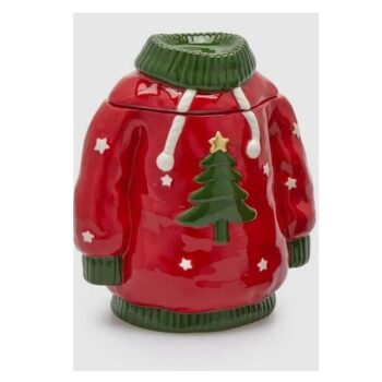 DECORATIVE XMAS CONTAINER,  H::23.5 CM, L:21.5 CM