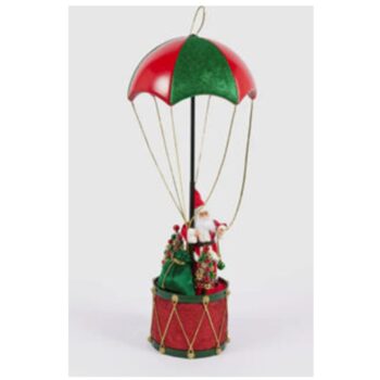 XMAS DECORATIVE, SANTA PARACHUTE HANGING.H::60 CM