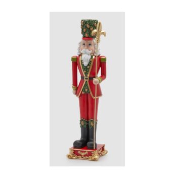 DECORATIVE NUTCRACKER SOLDIER, H:51.5 CM L:14 CM