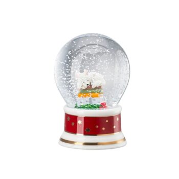 GLASS SPHERE WITH SNOW EFFECT "EVERY YEAR AGAIN", SAMMEL SERIES 2025