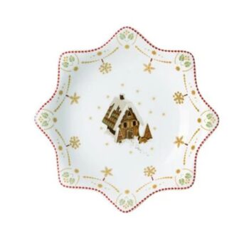 CHRISTMAS LOVE, TRAY STAR-SHAPED 25 CM