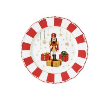 CHRISTMAS LOVE, PLATE RED, D::22 CM