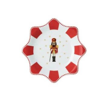 CHRISTMAS LOVE RED, TRAY STAR-SHAPED 20 CM