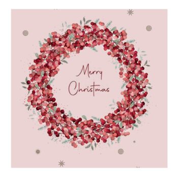 PACK OF NAPKINS "CHRISTMAS IN ROSE" 33 X 33 CM