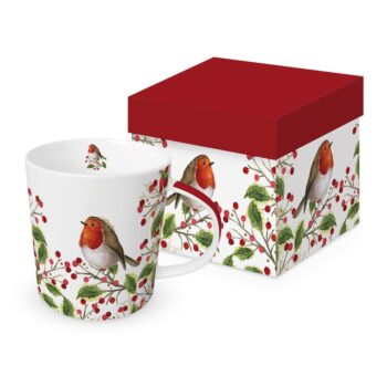 TREND MUG - GIFT BOXED "MERRY BIRD"