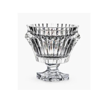 CROWN JEWEL FOOTED BOWL, NON-LEAD CRYSTAL, D:23 CM