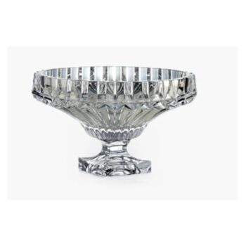 CROWN JEWEL FOOTED BOWL, NON-LEAD CRYSTAL, D:30 CM