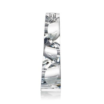 COBRA CANDLEHOLDER, CRYSTAL, H:26 CM