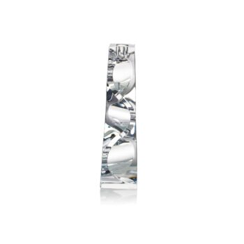 COBRA CANDLEHOLDER, CRYSTAL, H:21 CM