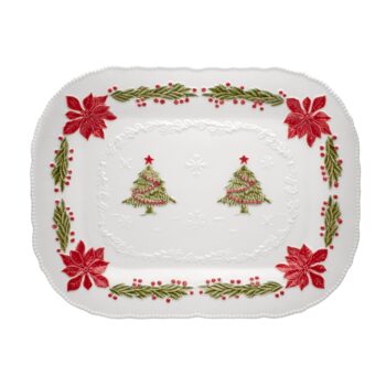 CHRISTMAS / NATAL, RECTANG. TRAY L:47 CM, W:36 CM