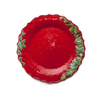 CHRISTMAS GARLAND, CHARGER PLATE D:35.5 CM