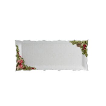 CHRISTMAS GARLAND, TART TRAY 42 X 17 CM