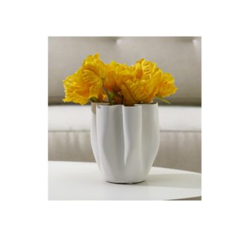 LIVREE VASE, CERAMIC, 3D PRINTED H:22 CM