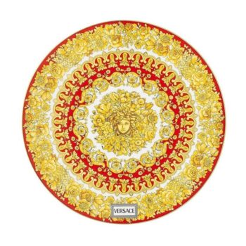 MEDUSA RHAPSODY RED SERVICE PLATTER D:33 CM