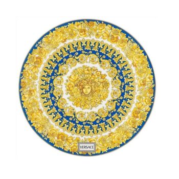 MEDUSA RHAPSODY BLUE SERVICE PLATTER D:33 CM
