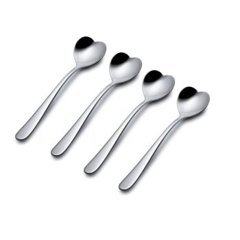 SET OF 4 TEA SPOONS, 18/10 S/S